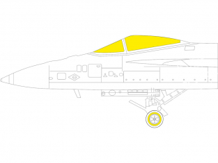 Eduard Express Mask EX786 F/A-18E Meng 1/48