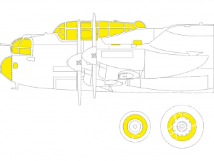 Eduard Express Mask EX792 Lancaster B Mk.I Hk Models 1/48