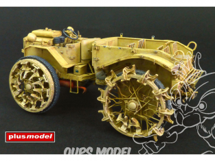 Plus Model kit resine 449 TRACTEUR D’ARTILLERIE ITALIEN PAVESI P4 WWII 1/35