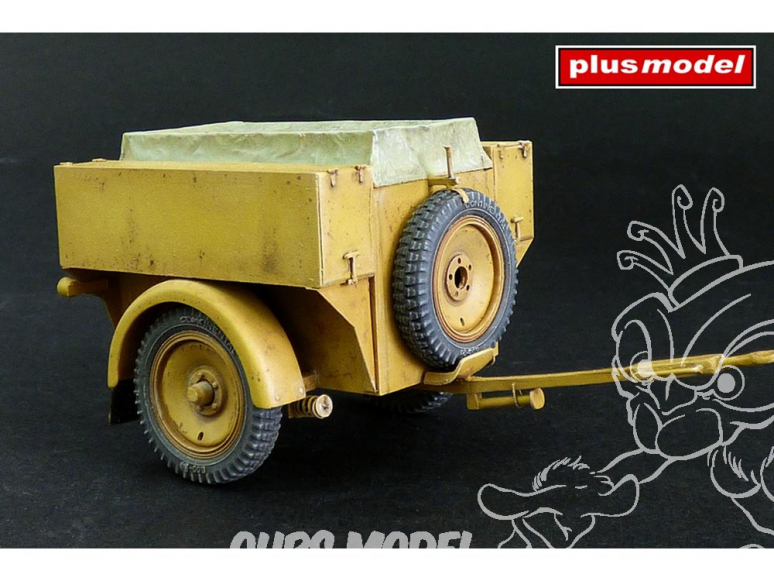 Plus Model 257 Sd. ah. 53 REMORQUE ALLEMANDE 1/35