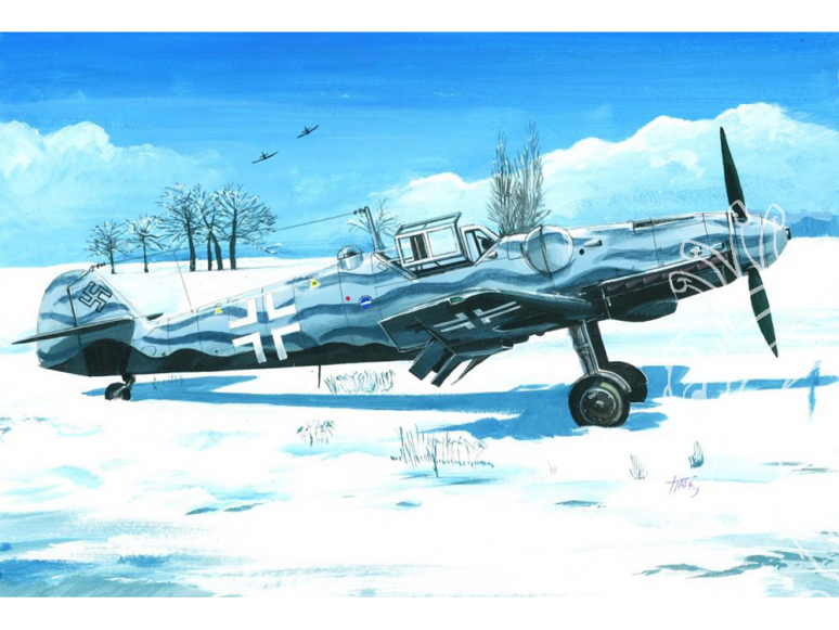 AZ Model Decalques avion AZ7614 Bf 109G-6/U/N4 avec FuG350 Naxos 1/72