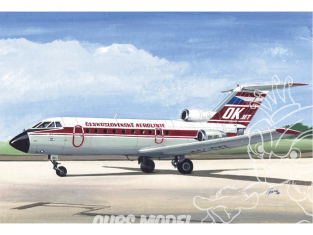 AZ Model Kit avion AZ14421 Yakovlev Yak-40 ČSA, Cubana 1/144