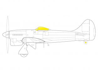 Eduard Express Mask EX796 Tempest Mk.II Tface Eduard / Special Hobby 1/48