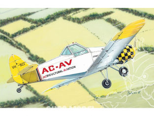 KP Model kit avion KPM0125 Pa-25 Pawnee au-dessus de l'Australie 1/72