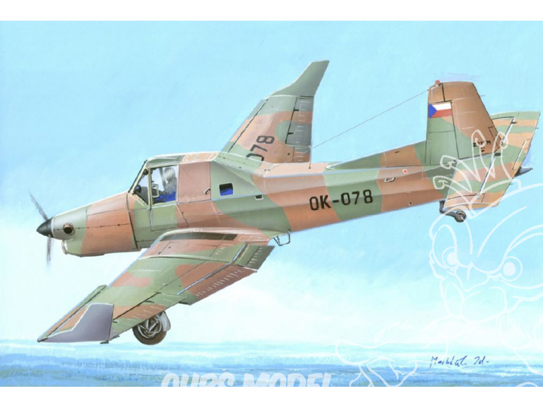 KP Model kit avion KPM0146 LET Z-37TM Turbo Military 1/72