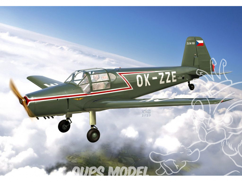 KP Model kit avion KPM0229 Zlin Z-181 Basa 1/72