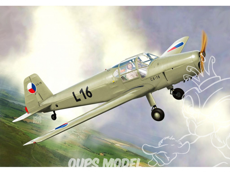 KP Model kit avion KPM0230 Zlin C-6 Basa 1/72