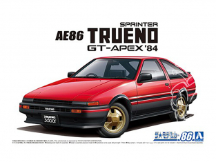 Aoshima maquette voiture 59692 Toyota AE86 Trueno Sprinter GT-APEX 1984 1/24