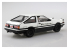 Aoshima maquette voiture 59548 Toyota AE86 Trueno Initial D 1/24