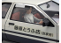 Aoshima maquette voiture 59548 Toyota AE86 Trueno Initial D 1/24