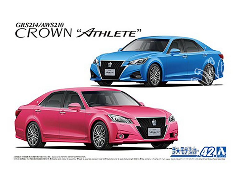 Aoshima maquette voiture 58763 Toyota Crown "Athlete" GRS214 / AWS210 2015 1/24