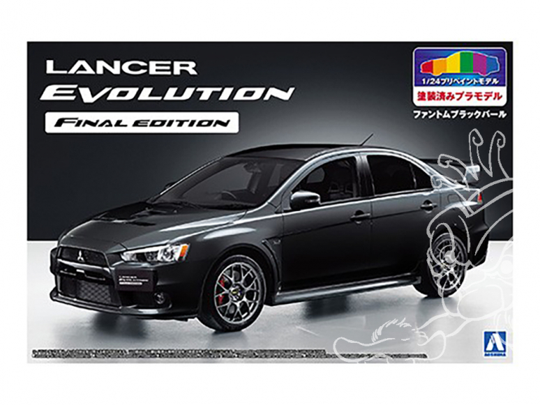 Aoshima maquette Voiture 50903 Mitsubishi Lancer Evolution Final Edition CZ4A 2015 1/24