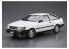 Aoshima maquette voiture 59685 Toyota Corolla Levin 1500SR AE85 1985 1/24