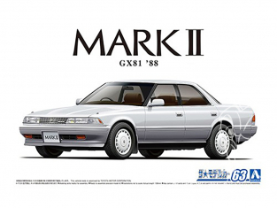 Aoshima maquette voiture 59241 Toyota Mark II GX81 2.0 Grande Twincam24 1988 1/24