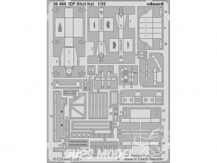 Eduard photodecoupe militaire 36468 Amélioration IDF Shot Kal Amusing Hobby 1/35