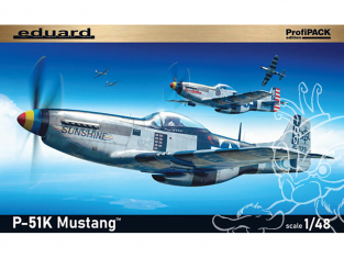 EDUARD maquette avion 82105 Mustang P-51K ProfiPack Edition 1/48