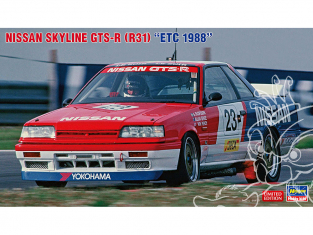 Hasegawa maquette voiture 20495 Nissan Skyline GTS-R (R31) ETC 1988 1/24