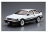 Aoshima maquette voiture 61923 Toyota Corolla Levin AE86 GT-APEX 1985 1/24