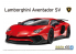 Aoshima maquette voiture 61206 Lamborghini Aventador SV 2015 1/24