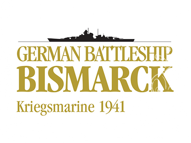 Amati bateau bois 1614 Cuirassé Bismarck Kriegsmarine 1941 1/200