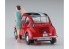 Hasegawa maquette voiture 52291 Subaru 360 Young SS avec figurine d&#039;une filles des années 60 1/24