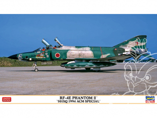 Hasegawa maquette avion 02381 RF-4E Phantom II "501SQ 1994 Battle Special" 1/72