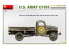 MINI ART maquette militaire 35380 U.S. ARMY G7107 4X4 1,5t CARGO TRUCK 1/35