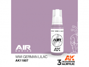 Ak interactive peinture acrylique 3G AK11807 Lilas Allemand WWI 17ml AIR