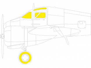 Eduard Express Mask EX815 AT-9 Jeep Dora Wings 1/48