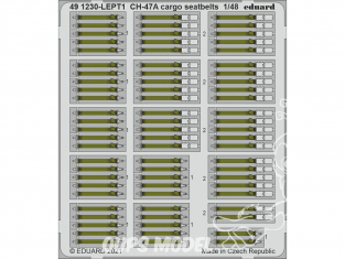 EDUARD photodecoupe avion 491230 Harnais cargo CH-47A Hobby Boss 1/48