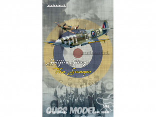 EDUARD maquette avion 11153 Spitfire Story - The Sweeps - Spitfire Mk.Vb Edition Limitée Dual Combo 1/48