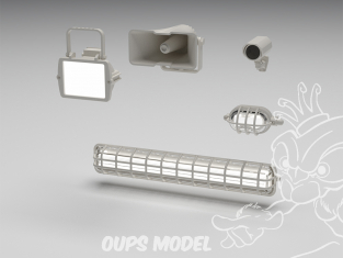 HD Models maquette HDM35021 Lumières et sécurité 1/35