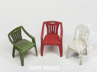 HD Models maquette HDM35023 Chaises en résine 1/35