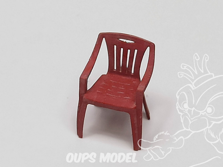 HD Models maquette HDM35024 Chaises en résine avec accoudoirs 1/35