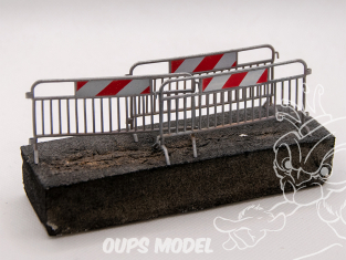 HD Models maquette HDM35046 Barrières métalliques x3 1/35