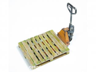 HD Models maquette HDM35075 Transpalette et palette en bois 1/35