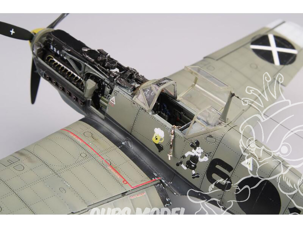Maquette Avion BF 109G-6 Late Hobby Boss 80226 1/72