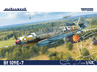 EDUARD maquette avion 84178 Messerschmitt Bf 109E-7 WeekEnd Edition 1/48