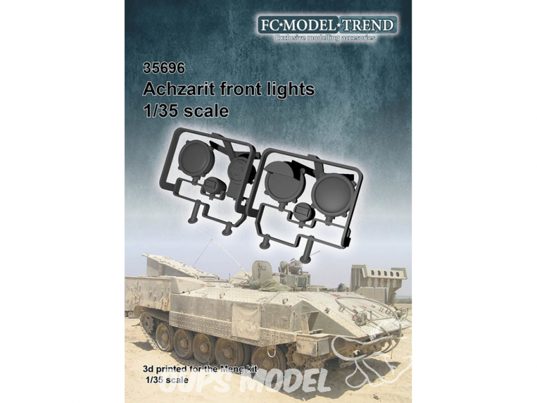 FC MODEL TREND accessoire résine 35696 Feux Achzarit 1/35