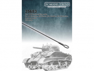 FC MODEL TREND accessoire résine 35683 Cable de remorquage U.S. WWII 1/35