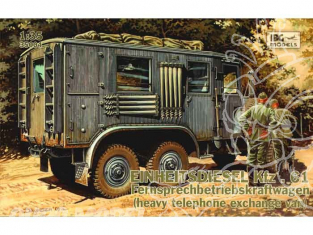 IBG maquette militaire 35004 EINHEITSDIESEL FernsprechbetriebsKrafttwagen Kfz. 61 1/35