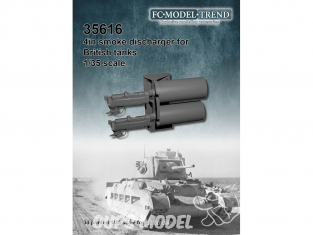 FC MODEL TREND accessoire résine 35616 Déchargeur de grenades fumigènes 4in pour char Britannique 1/35