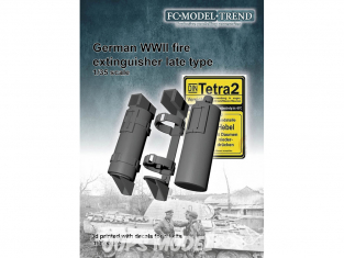 FC MODEL TREND accessoire résine 35587 Extincteur Late WWII Allemand 1/35