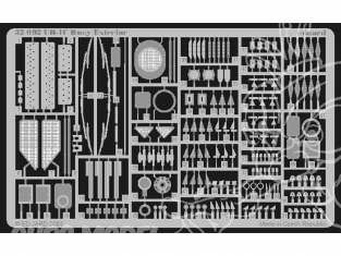 EDUARD photodecoupe avion 32092 Exterieur UH-1C 1/32