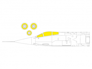 Eduard Express Mask EX829 F-104S Kinetic 1/48