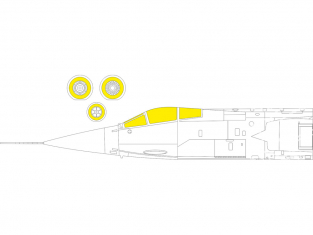 Eduard Express Mask EX830 F-104S TFace Kinetic 1/48