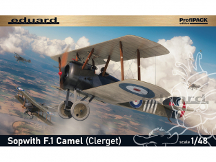 EDUARD maquette avion 82172 Sopwith F.1 Camel (Clerget) ProfiPack Edition 1/48