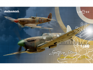 EDUARD maquette avion 11157 Spitfire Story - Southern Star - Spitfire Mk.Vb & Mk.Vc Edition Limitée Dual Combo 1/48