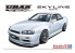 Aoshima maquette voiture 55342 Nissan Skyline URAS ER34 2001 1/24