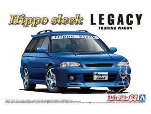 Aoshima maquette voiture 58008 Subaru Legacy Touring Wagon Hippo sleek BG5 1993 1/24